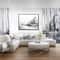 Designart - Zurich in Afternoon Sunlight - Cityscape Canvas Art Print in Black Frame